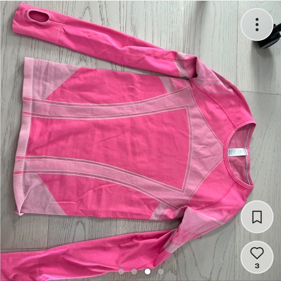 Ivivva long sleeve with thumbholes - size 12 - Picture 3 of 4